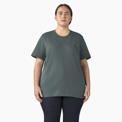 Dickies Women's Plus Heavyweight Short Sleeve T-shirt In Grey