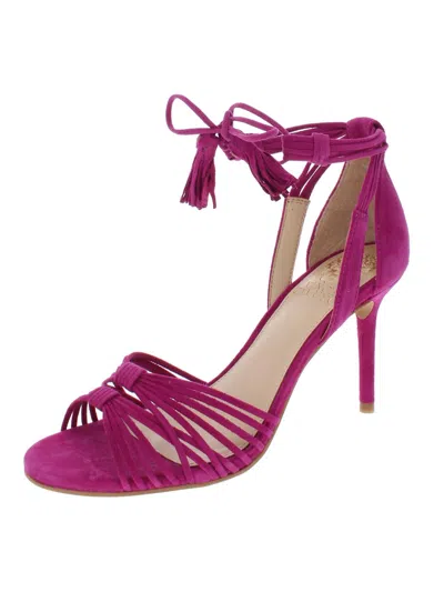 Vince Camuto Stellima Womens Suede Heels In Pink