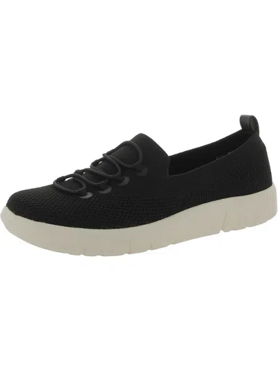 Baretraps Blaire Womens Fitness Lifestyle Slip-on Sneakers In Black