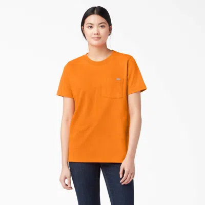 Dickies Women's Short Sleeve Heavyweight T-shirt In Orange