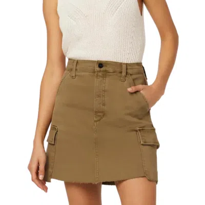 Joe's Jeans The Cargo Skirt In Capers In Brown