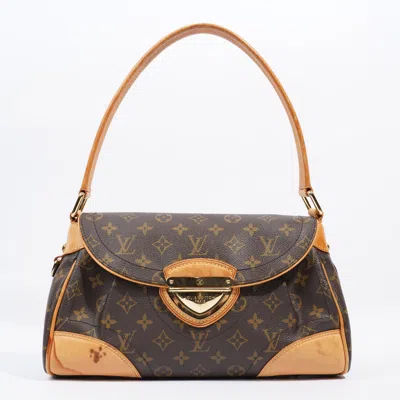 Pre-owned Louis Vuitton Beverly Monogram Coated Canvas In Brown