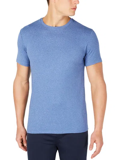 32degrees Mens Performance Solid Shirts & Tops In Blue