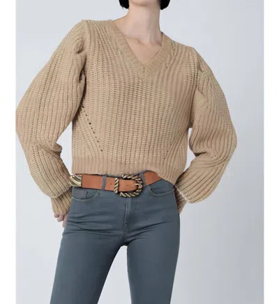 Berenice Louise Knit Sweater In Camel In Brown