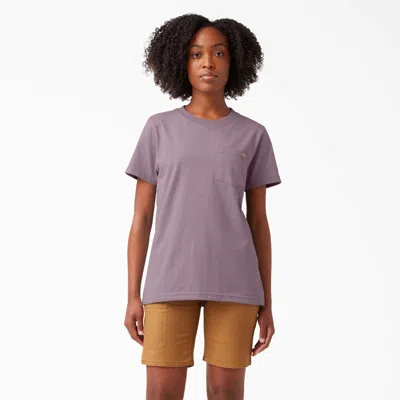Dickies Women's Short Sleeve Heavyweight T-shirt In Purple