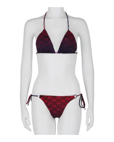 Off-white Monogram Bikini Set In Red
