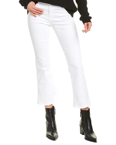 Frame Denim Le Crop White Mini Boot Cut Jean