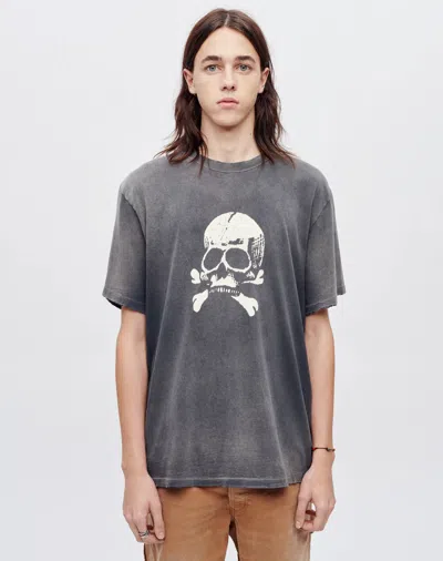Re/done Loose "skull" Tee In Xs
