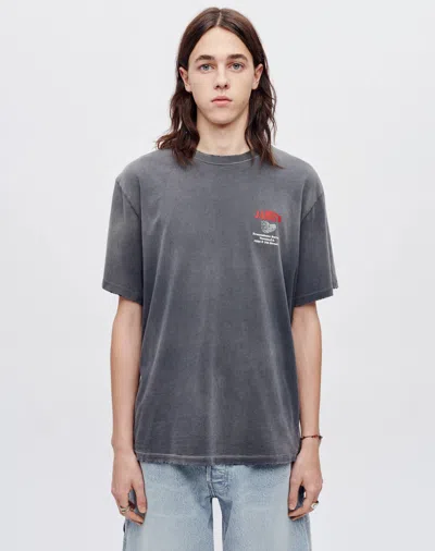 Re/done Loose "transmission Service" Tee In Xs