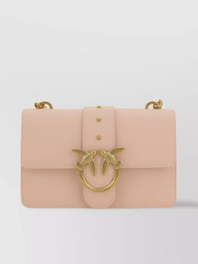 Pinko Love One Mini Shoulder Bag In Pink
