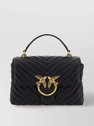 Pinko Love Lady Mini Handbag In Black
