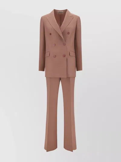 Tagliatore Parigi Linen Two-piece Suit In 473 Rosa