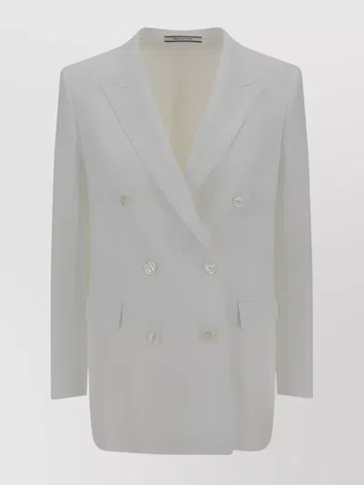 Tagliatore Jasmine Blazer Jacket In 800 Bianco