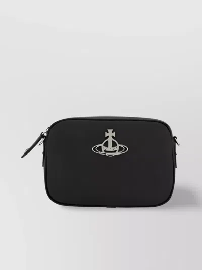Vivienne Westwood Crossbody Shoulder Bag In Black