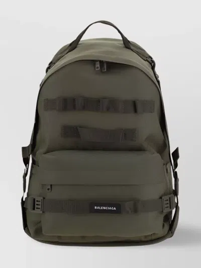 Balenciaga Army Backpack In Green