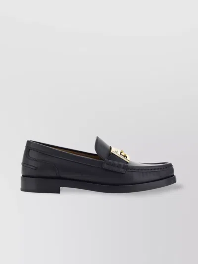 Fendi Baguette Loafers In Black