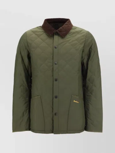 Barbour Liddesdale Quilted Jacket In Green,khaki