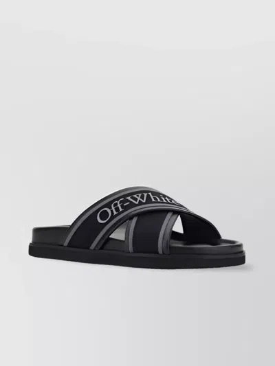 Off-white Sandals In Black Black