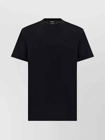 Dsquared2 Crew-neck Cotton T-shirt In Black