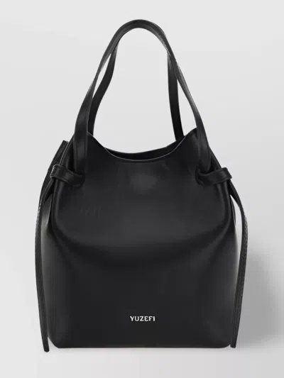 Yuzefi Bulb Bucket Bag In Black
