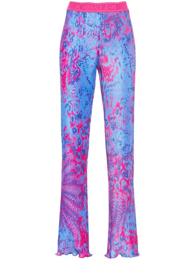 Versace Jeans Couture Ape Trousers Clothing In Blue