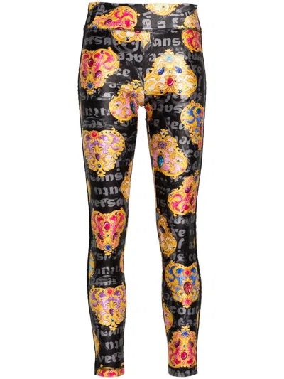 Versace Jeans Couture Side Tape Jegging Fouseux Clothing In Multicolour