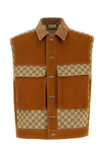 Gucci Man Multicolor Cotton Waistcoat