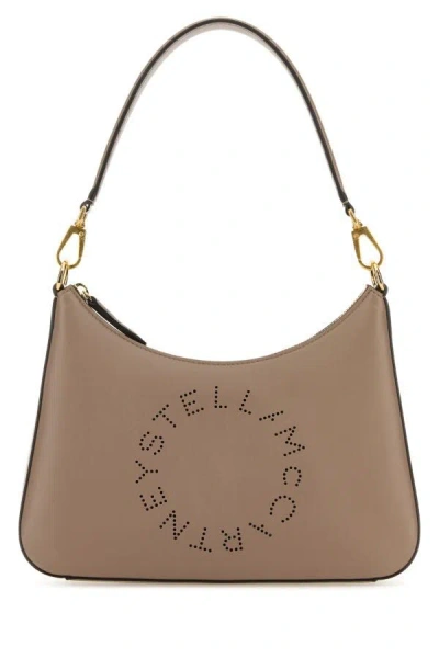 Stella Mccartney Woman Dove Grey Alter Mat Small Logo Handbag In Gray