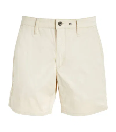 Rag & Bone Cotton-blend Chino Shorts In Beige