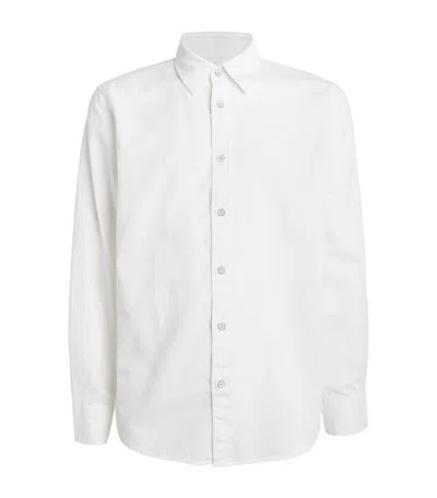 Rag & Bone Cotton-hemp Finch Shirt In White