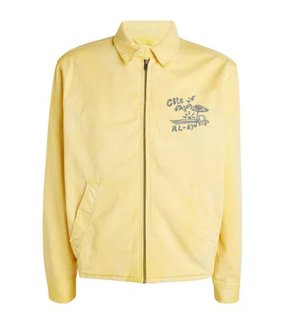 Polo Ralph Lauren Côte D'azur Windbreaker Jacket In Yellow