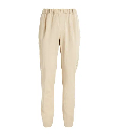 Paige Snider Trousers In Beige