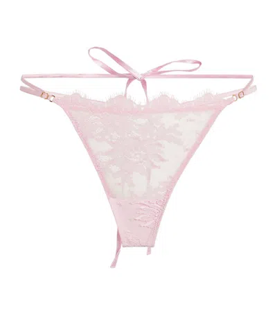Kiki De Montparnasse Jolie G-string Thong In Pink