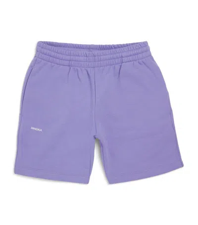 Pangaia Kids' Cotton 365 Sweatshorts (3-12 Years) In Purple