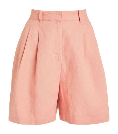 Posse Marchello High-rise Shorts In Pink