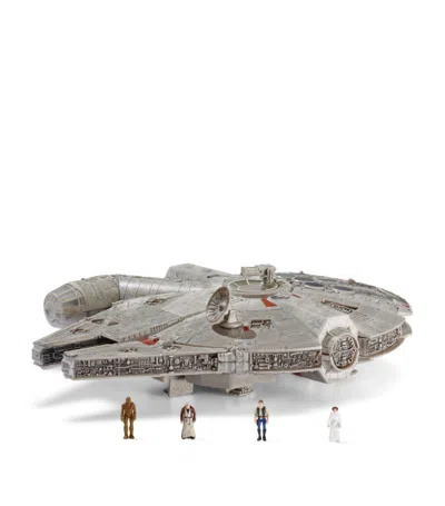 Star Wars Micro Galaxy Squadron Millennium Falcon In Gray
