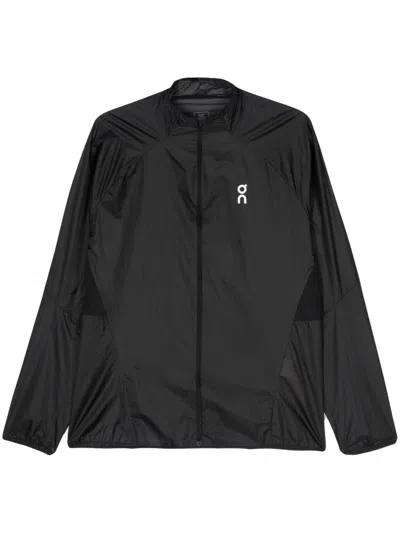 On Running Logo-print Lightweight Jacket In Black