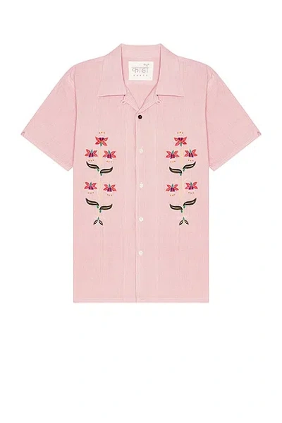 Kardo Chintan Shirt In Emb14 Fondant Pink