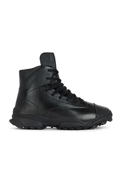 Y-3 Gsg9 Leather Sneakers In Black
