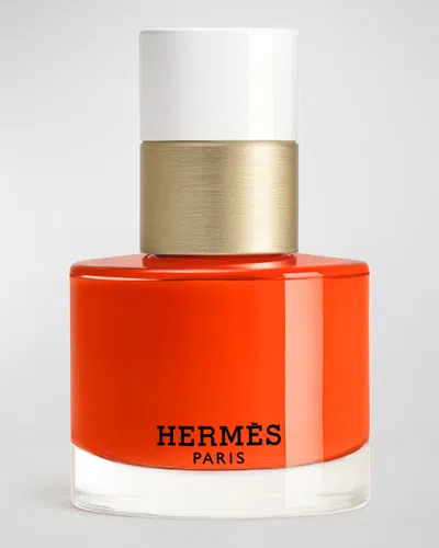 Hermes Les Mains  Nail Enamel In 39 Orange Poppy