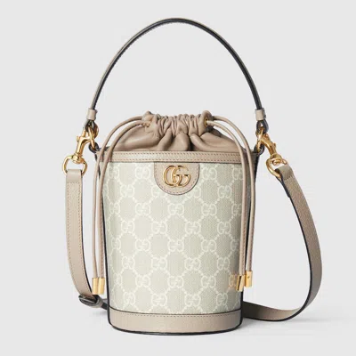 Gucci Ophidia Mini Bucket Bag In White