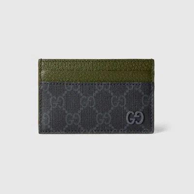 Gucci Gg Card Case With Gg Detail In Multi