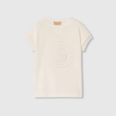 Gucci Cotton T-shirt With Embroidery In White