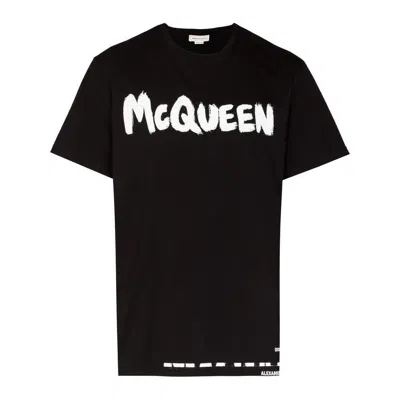 Alexander Mcqueen T-shirts In Black/white