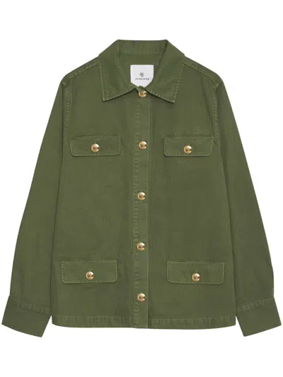 Anine Bing Corey Jacket - Army Green Clothing