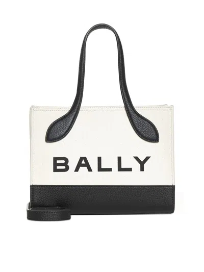 Bally Bags In Natural/black+oro