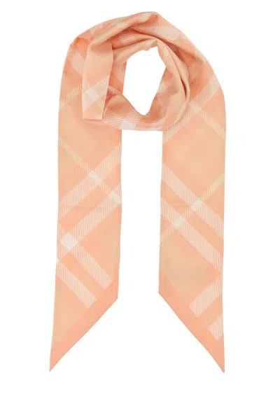 Burberry Scarves And Foulards In Peach