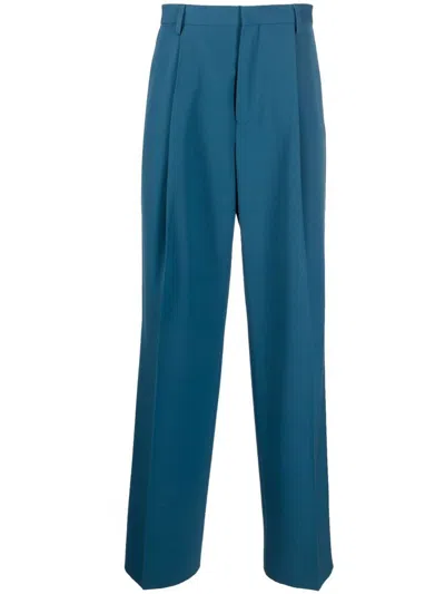Dries Van Noten Parton Pants Clothing In 504 Blue