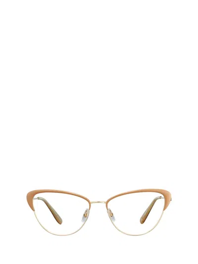 Garrett Leight Eyeglasses In Gold-caramel Laminate