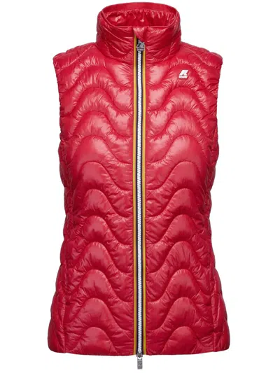 K-way Violet Eco Warm Clothing In Red